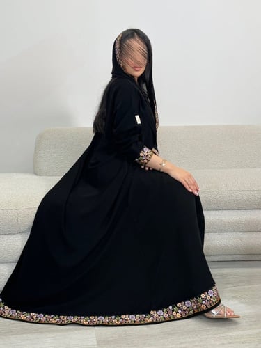 عباية الاناقة قماش ملكي فاخر الاصلي وكلفة ناعمة