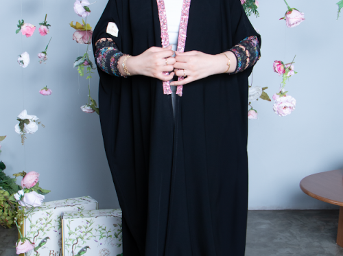 عباية البشت ملكي وحجر كريم لون رق 6