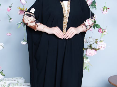 عباية البشت ملكي وحجر كريم لون رقم 5