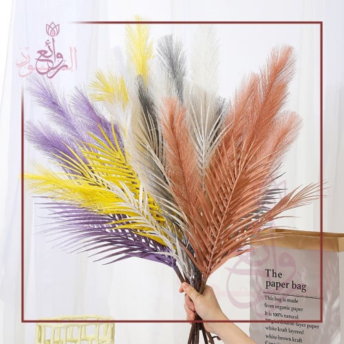 اغصان الريش والسعف