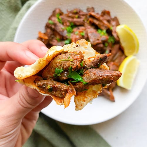 كبدة عجل - عجل صغير