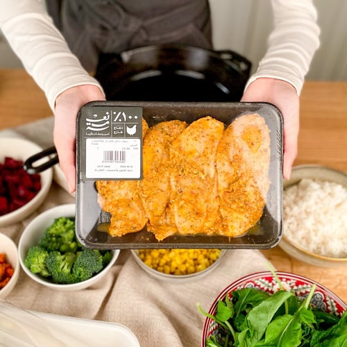 ستيك الدجاج بالخردل والأعشاب