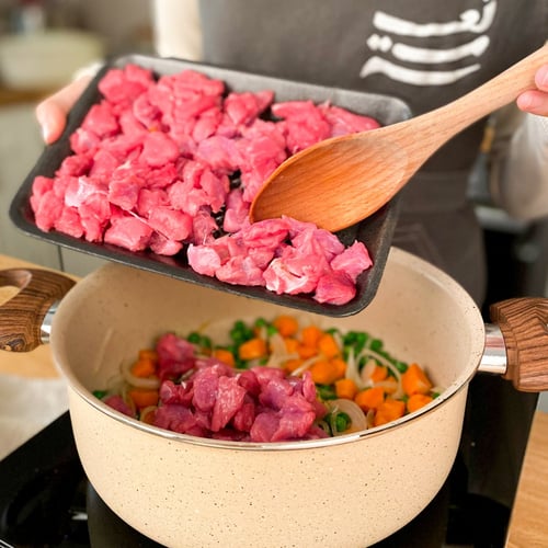 مكعبات اللحم - عجل صغير