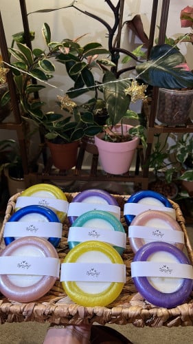 سلة توزيعات شموع 10 حبات