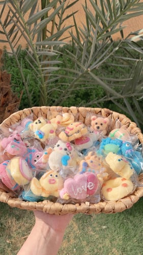 سلة حلويات مارشميلو 30 قطعه