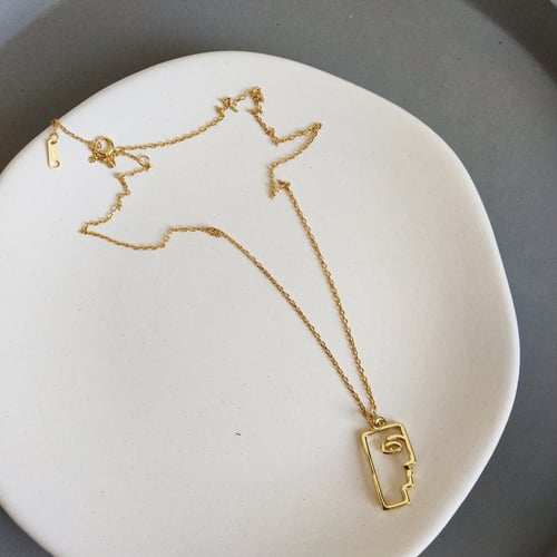 سلسلة وجه فني من مجموعة باروك, من الفضة الاسترليني...