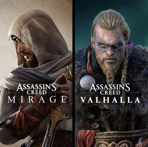 اساسن كريد فالهلا + اساسن كريد ميراج PS5 & PS4