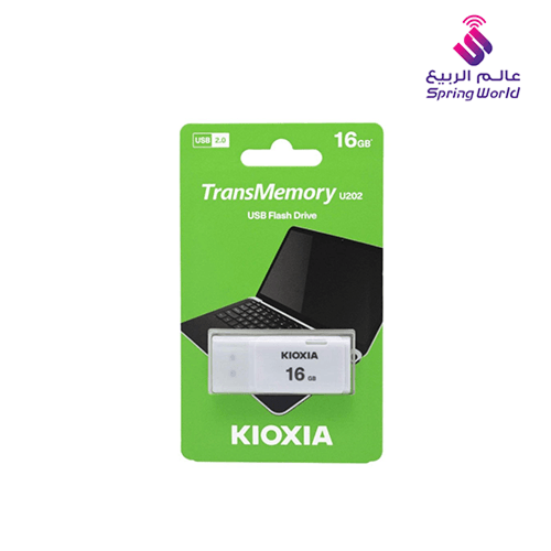 محرك فلاش ترانس ميموري 16GB أبيض