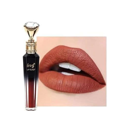 ملمع شفاه مرطب مقاوم للماء لون متين مخملي غير لامع