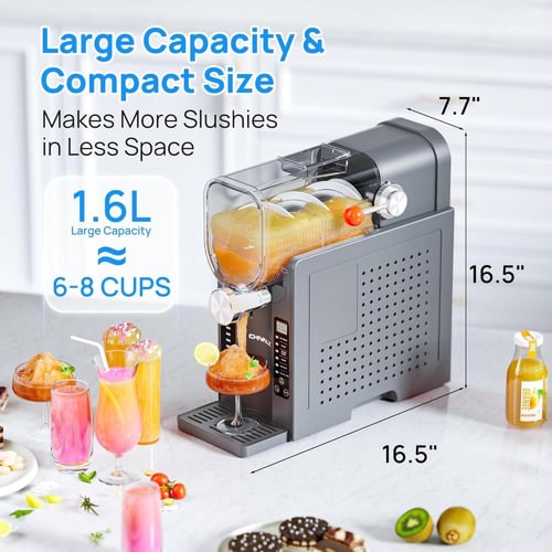آلة صنع السلاش والمشروبات المثلجة المنزلية – سعة 7...