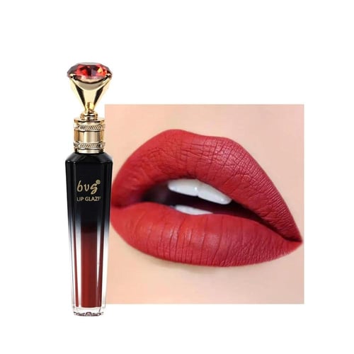 ملمع شفاه مرطب مقاوم للماء لون متين مخملي غير لامع