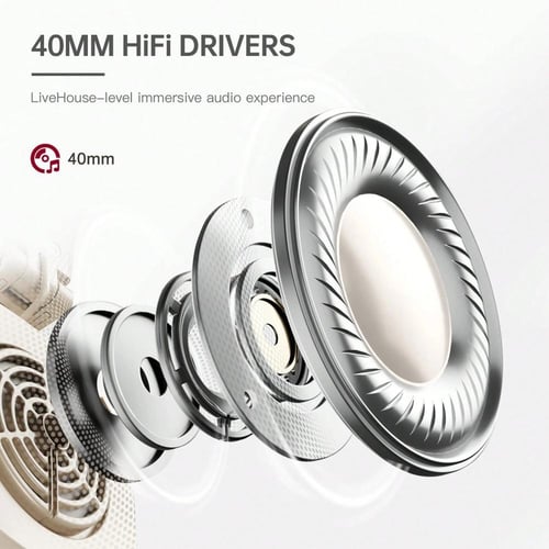 سماعات رأس iKF E2 بتقنية بلوتوث 6.0 – صوت HiFi مكا...