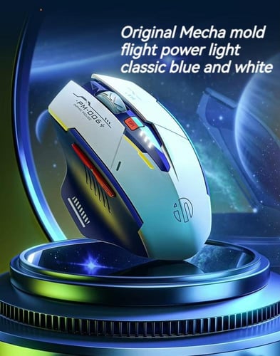 ماوس ألعاب لاسلكي Inphic F9 بدقة 2400DPI صامت وقاب...