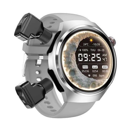 ساعة ذكية | هواوي ستايل مع سماعات بلوتوث | TWS | A...