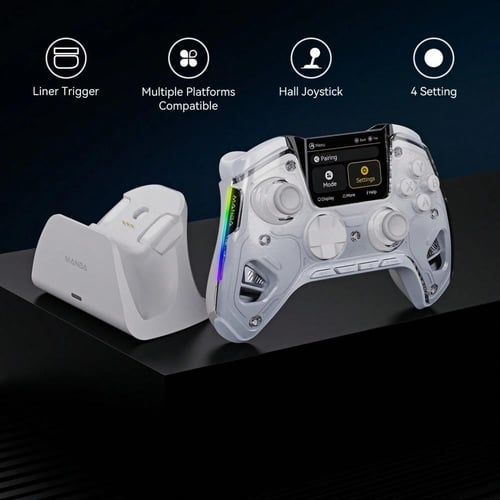 يد تحكم ألعاب Manba One V2 – متوافقة مع PC وSwitch...