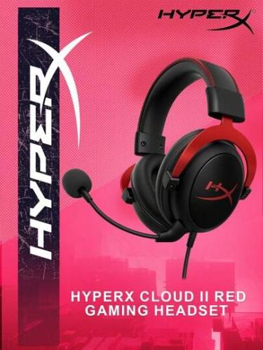 سماعة HyperX Cloud II للألعاب – صوت 7.1 وميكروفون...