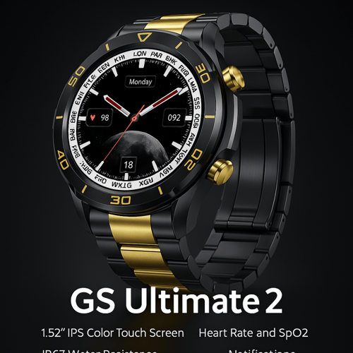 ساعة ذكية | GS Ultimate 2 | مقاومة للماء | لاسلكية...