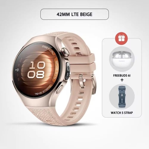 ساعة هواوي Watch 5 الذكية 42/46 مم eSIM مع سماعة F...