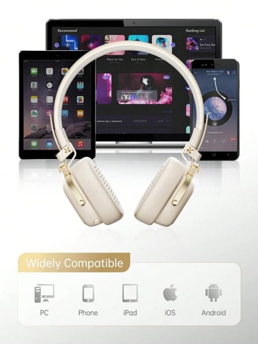 سماعات رأس iKF E2 بتقنية بلوتوث 6.0 – صوت HiFi مكا...