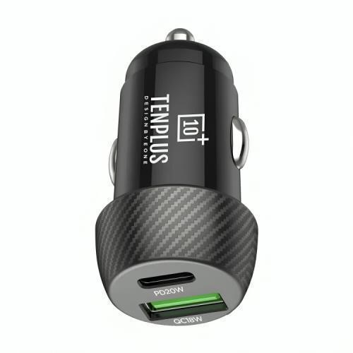 شاحن سيارة من TENPLUS منفذين 30 واط PD+USB