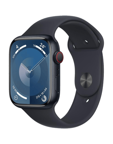 ساعة ابل الاصدار التاسع مقاس 45 تابي وتمارا