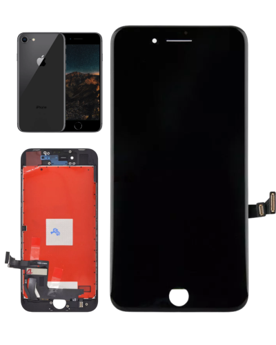 شاشة iPhone 8 Plus درجة اولى لون اسود