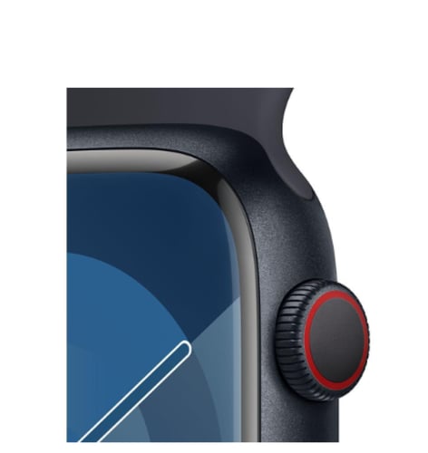 ساعة ابل الاصدار التاسع مقاس 45 تابي وتمارا