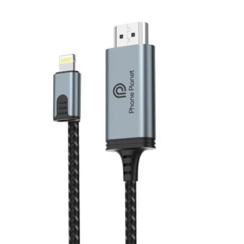 وصلة لاتنينج إلى HDMI لعرض شاشة الجوال على التلفزي...