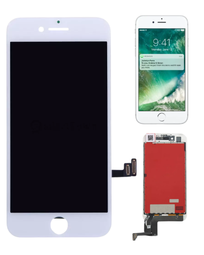 شاشة iPhone 7 Plus درجة اولى لون ابيض