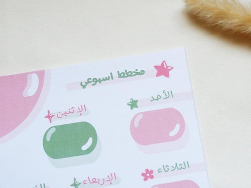 مخطط أسبوعي 6