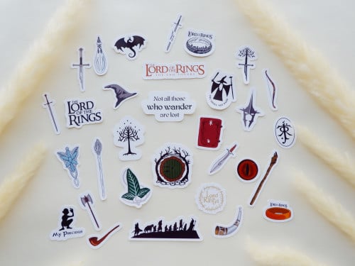 مجموعة ملصقات بتصميم The Lord Of The Rings