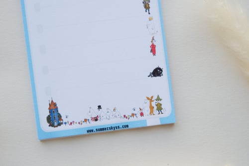 ورق ملاحظات To Do List بتصميم Moomin