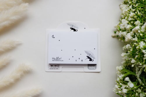 ورق ملاحظات لاصق بتصميم قطط