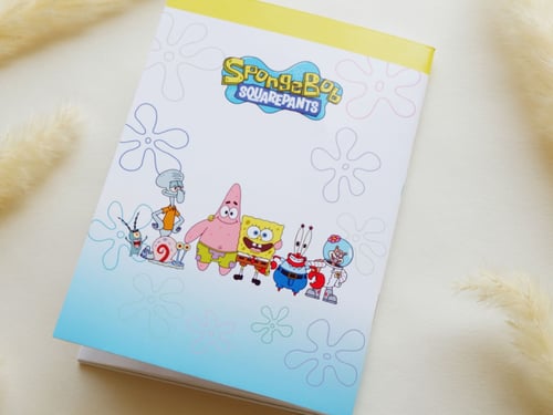 دفتر نوت بتصميم Spongebob