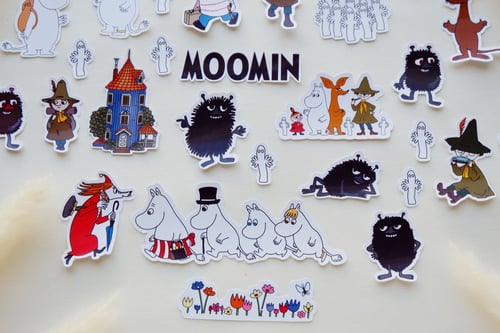 مجموعة ملصقات بتصميم Moomin