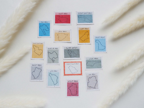 مجموعة من 15ملصق خرائط المناطق الادرارية في المملك...