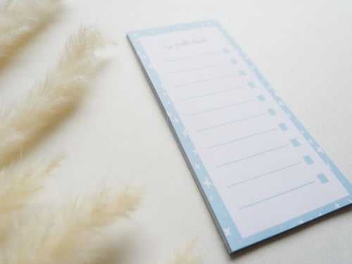 ورق ملاحظات اشياء للقيام بها