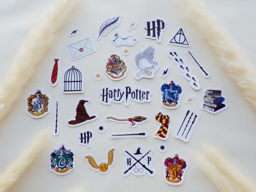 مجموعة ملصقات بتصميم Harry Potter