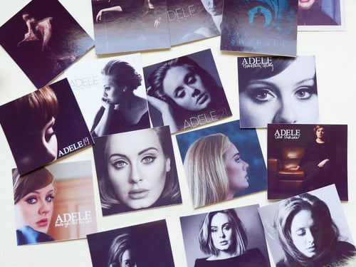 مجموعه ملصقات البومات Adele