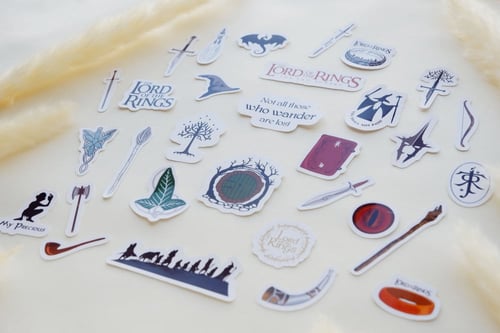 مجموعة ملصقات بتصميم The Lord Of The Rings