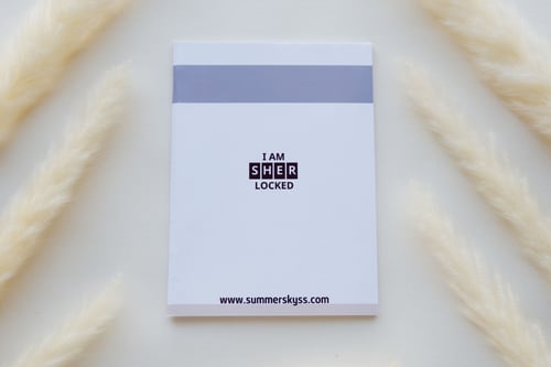 دفتر نوت بتصميم Sherlock