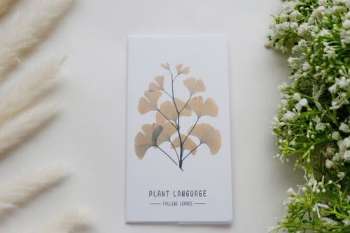 دفتر مذكرة بتصميم نباتات (متنوع)