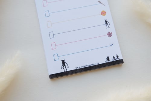 ورق ملاحظات To Do List بتصميم Stranger Things