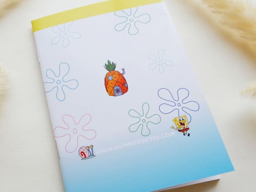دفتر نوت بتصميم Spongebob