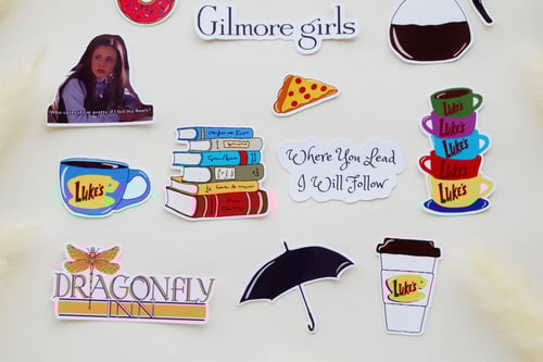 مجموعة ملصقات بتصميم Gilmore Girls