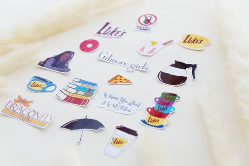 مجموعة ملصقات بتصميم Gilmore Girls