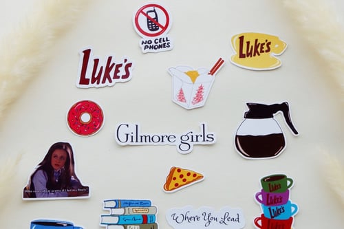 مجموعة ملصقات بتصميم Gilmore Girls