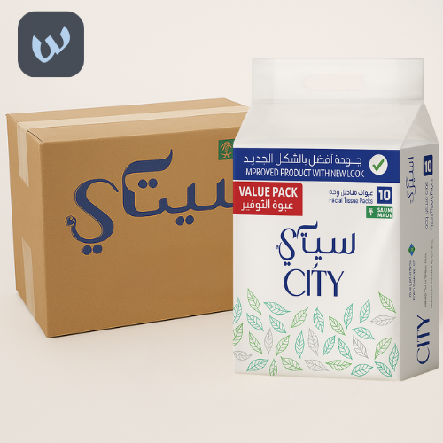 كرتون مناديل سيتي - 150 ورقة بالجملة