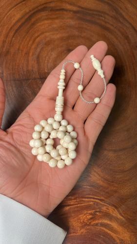 مسباح عاج ناب الفيل الطبيعي