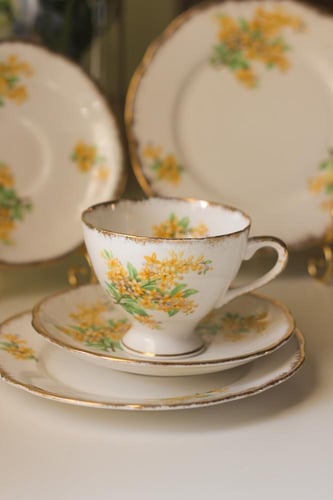 مجموعة شاي من Vintage Colclough